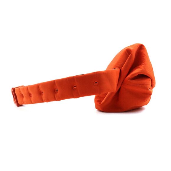 Auth BOTTEGAVENETA Body Bag Waist Bag Orange Nylon - e59855a - Picture 3 of 15